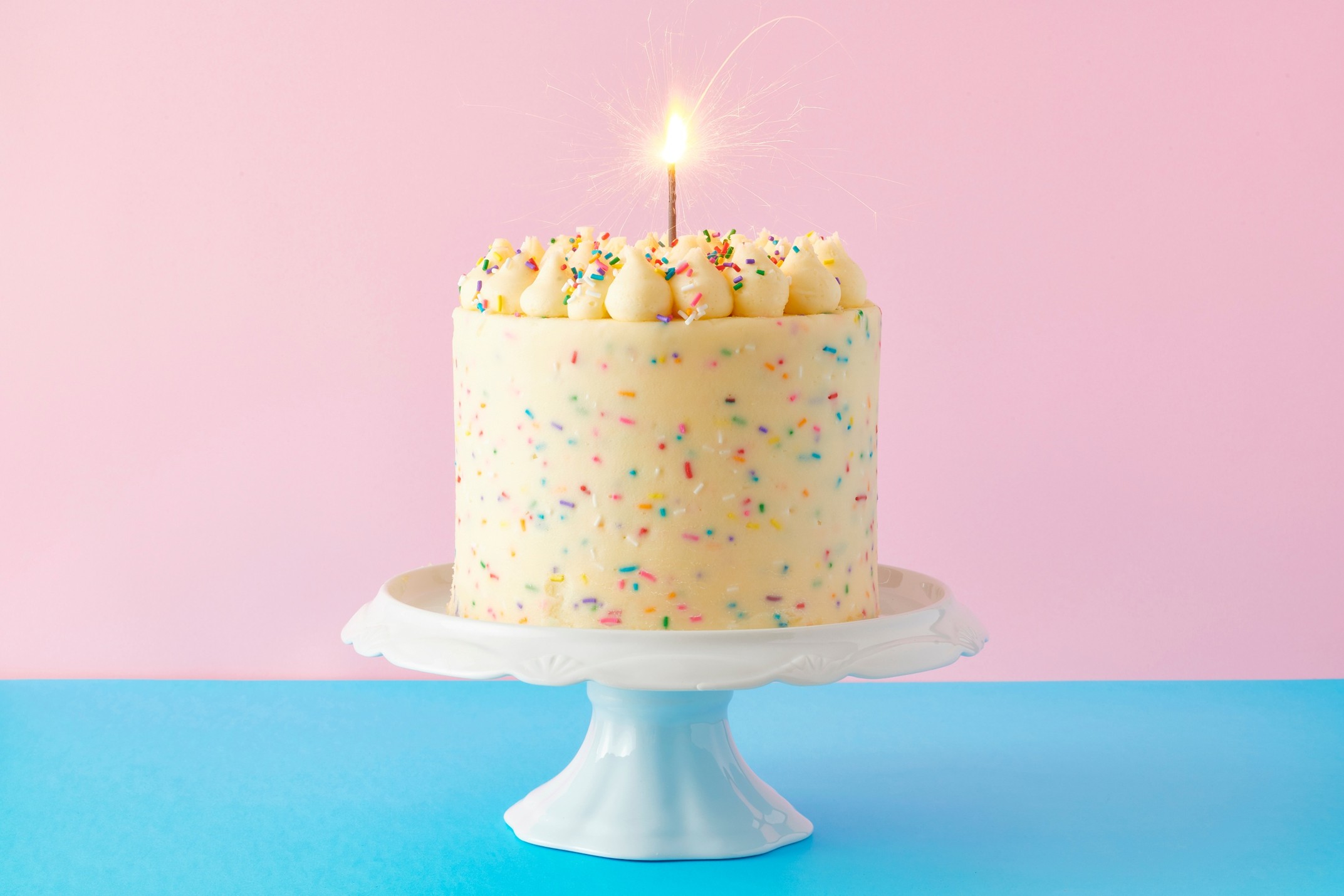 Birthday cake 1 candle